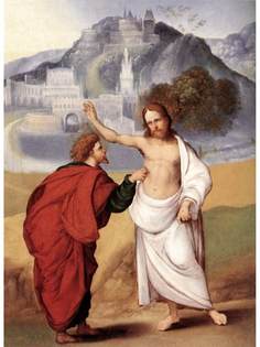 Постер DRABS A3 Лудовико Мадзолино, The Incredulity of St Thomas