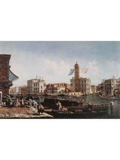 Постер DRABS A2 Микеле Мариески, The Grand Canal with the Fishmarket