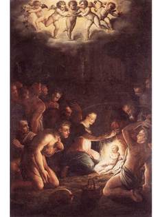 Постер DRABS A3 Джорджо Вазари, The Nativity