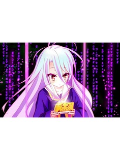 Постер DRABS A2 Аниме нет игры нет жизни Широ 1