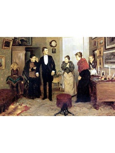 Постер DRABS A2 Маковский Владимир Егорович, Первый фрак