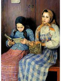 Постер DRABS A3 Богданов-Бельский Николай Петрович, Ученицы