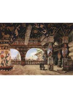 Постер DRABS A2 Васнецов Виктор Михайлович, Палаты царя Берендея