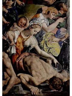 Постер DRABS A2 Анджело Бронзино, Моисей иссекает воду из скалы