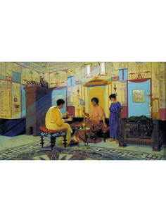 Постер DRABS A2 Бакалович Степан Владиславович, Соседки. Сцена из римской жизни