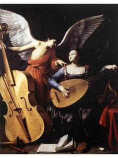 Постер DRABS A3 Карло Сарачени, Saint Cecilia and the Angel
