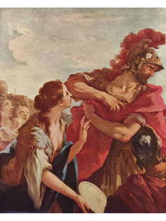 Постер DRABS A3 Джованни Антонио Пеллегрини, Возвращение Иеффая