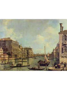 Постер DRABS A3 Джованни Антонио Каналетто, Вид с Большого канала на гавань Сан Марко
