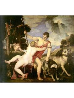 Постер DRABS A2 Tициан Вечеллио, Beнepa и Адонис