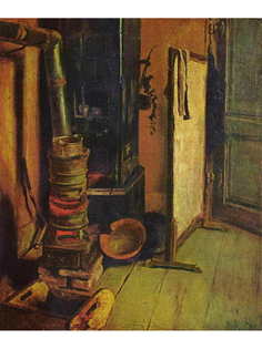 Постер DRABS A3 Делакруа, Эжен 1798 - 1863 , Уголок мастерской