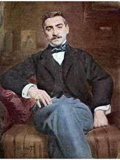 Постер DRABS A3 Бакст Лев Самуилович, Портрет Вальтера Федоровича Нувеля