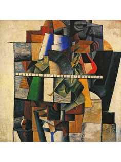 Постер DRABS A3 Малевич Казимир Северинович, Портрет В.Матюшина