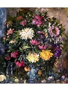 Постер DRABS A3 Сапунов Н.Н. Пионы