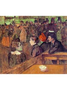 Постер DRABS A3 Анри де Тулуз-Лотрек, В Мулен де ла Галетт