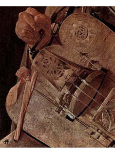 Постер DRABS A3 Ла Тур, Жорж де, Гирондист шарманщик . Гиронда