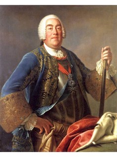 Постер DRABS A2 Пьетро Ротари, Портрет Августа III, короля Польши и курфюрста Саксонии