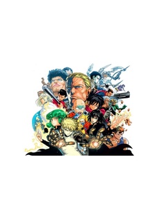 Постер DRABS A3 Аниме Ванпанчмен герои