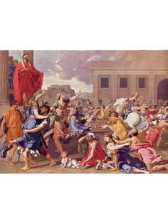 Постер DRABS A3 Пуссен, Николя, Похищение сабинянок