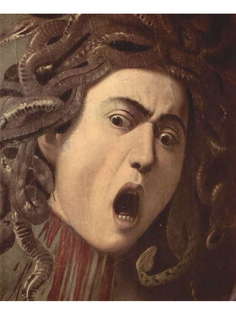 Постер DRABS A2 Микеланджело Меризи де Караваджо, Голова Медузы.