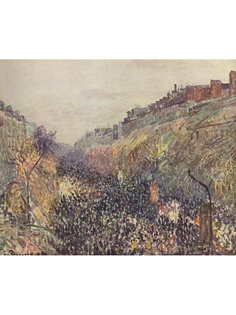 Постер DRABS A3 Писсарро, Камиль, Карнавал на бульваре Монмартр, на закате