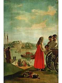 Постер DRABS A2 Крылов Никифор Степанович, Исцеление расслабленного в городе Бежецки