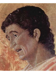 Постер DRABS A2 Андреа Мантенья, Алтарь евангелиста Луки. Евангелист Иоанн