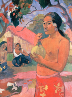Постер DRABS A3 Поль Гоген - Женщина, держащая плод