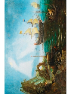 Постер DRABS А2 Корнелис Клас ван Виринген - Человек-воин у якоря