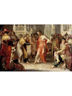 Постер DRABS A3 Иоахим Эйтевал, Иисус среди фаресеев