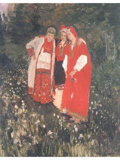 Постер DRABS A3 Коровин Константин Алексеевич, Северная идиллия