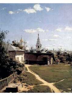 Постер DRABS A3 Поленов Василий Дмитриевич, Московский дворик фрагмент