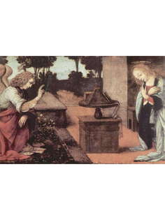 Постер DRABS A2 Леонардо да Винчи, Благовещение. .