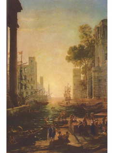 Постер DRABS A2 Лоррен, Клод , Отплытие св. Паулы в Остию