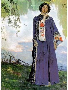 Постер DRABS A2 Нестеров Михаил Васильевич, Портрет Е.П. Нестеровай