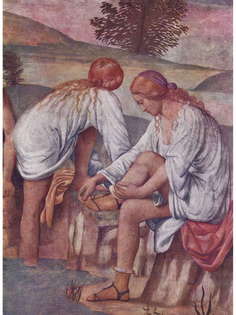 Постер DRABS A3 Бернардино Луини, Купающиеся девушки