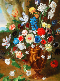 Постер DRABS A3 Джованни Станки - Цветочный натюрморт