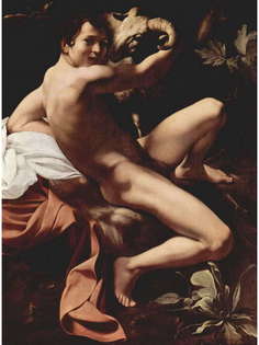 Постер DRABS A3 Микеланджело Меризи де Караваджо, Св. Иоанн Креститель