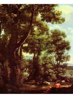 Постер DRABS A3 Лоррен, Клод , Пейзаж с пастухом коз