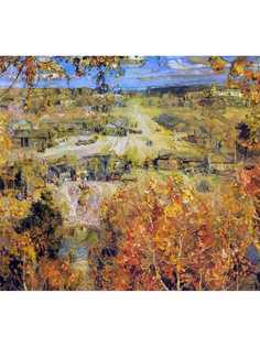 Постер DRABS A2 Бродский Исаак Израилевич, Золотая осень