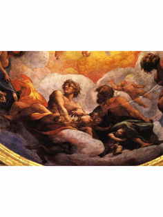 Постер DRABS A3 Корреджо, Иаков младший и Фома. росписи купола