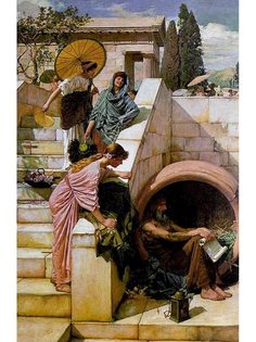 Постер DRABS A3 Джон Уильям Уотерхаус, Диоген