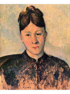 Постер DRABS A2 Сезанн, Поль, Портрет мадам Сезанн 2