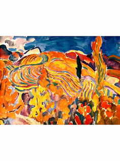 Постер DRABS A3 Тетерин Виктор Кузмич, Гурзуф. Виноградники