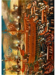 Постер DRABS А2 Венецианская школа - Бучинторо на празднике Вознесения, Венеция