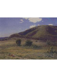 Постер DRABS A2 Дубовской Николай Никанорович, Горный пейзаж. Начало 20-века