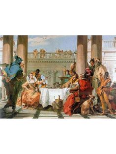 Постер DRABS A3 Джованни Батиста Тьеполо, Пир Клеопатры