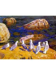 Постер DRABS A3 Рылов Аркадий Александрович, Чайки