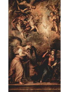 Постер DRABS A3 Tициан Вечеллио, Благовещение