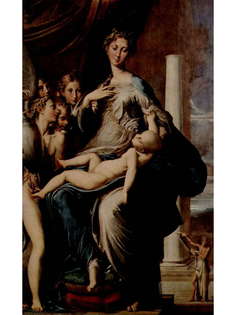 Постер DRABS A2 Пармиджанино, Мадонна с длинной шеей