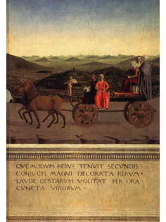 Постер DRABS A3 Пьеро Делла Франческа, Триумф Баттисты Сфорца